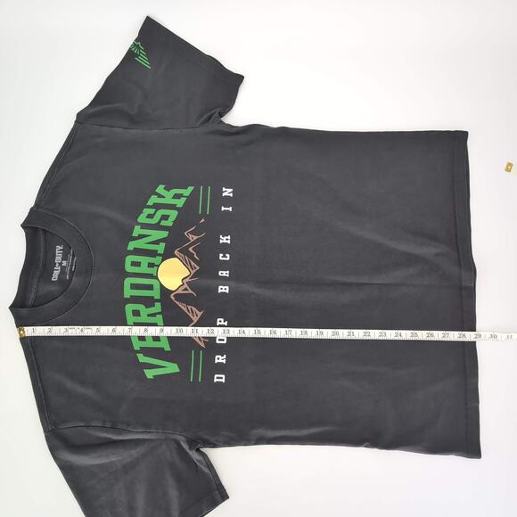 Call Of Duty Warzone Verdansk Black Men's Women's Unisex T-Shirt - Size M - NWOT - Picture 10 of 12